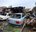 Крупный пожар в тульском Заречье: в выгоревшем доме найдено оружие и боеприпасы
