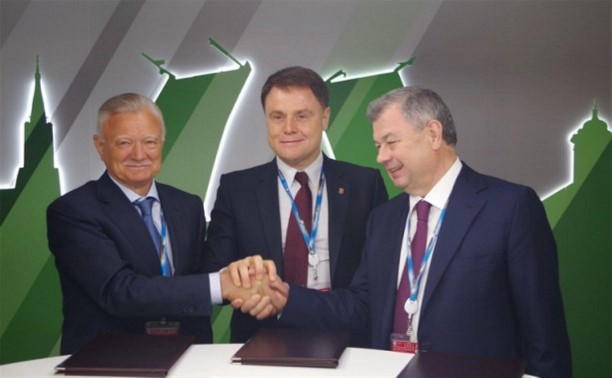 Главы Тульской, Калужской и Рязанской областей подписали договор о сотрудничестве