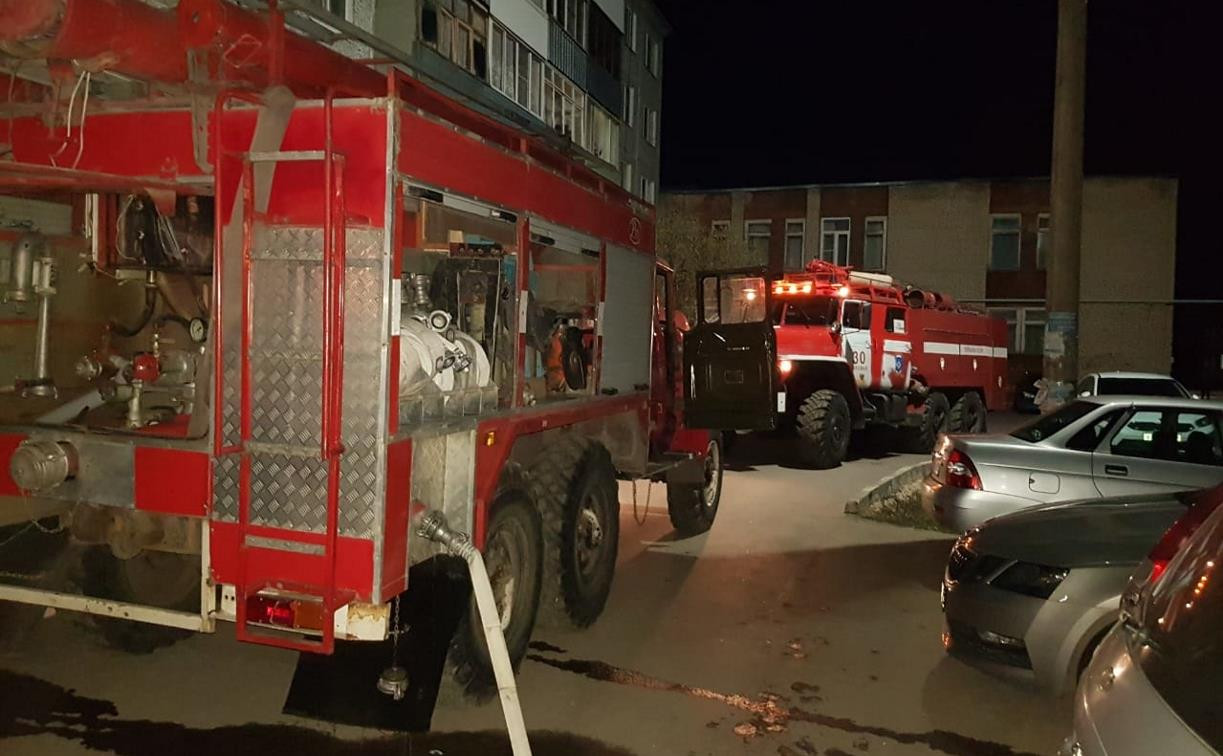 На пожаре в Донском погибла пенсионерка