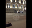 На проспекте Ленина отлетевшее от автобуса колесо «торпедировало» иномарку