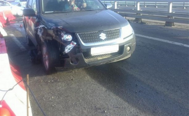 Авария с участием машины ГИБДД в Богородицком районе попала на видео
