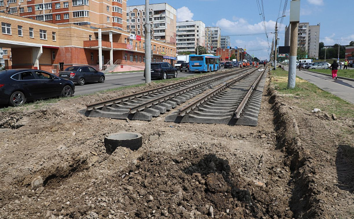Синхронно с ремонтом трамвайных путей в Криволучье обустроят ливневку 