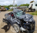 Водитель чудом выжил в жуткой аварии под Тулой: репортаж
