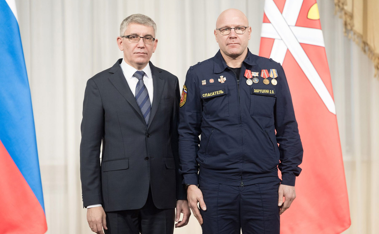 Дмитрий Миляев — тульским спасателям: «Вы рискуете собой, чтобы помочь людям, попавшим в беду»