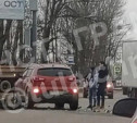 На Одоевском шоссе в Туле из-за ДТП образовалась пробка