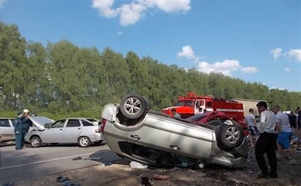 В крупной аварии в Киреевском районе пострадали люди