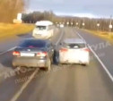 Под Тулой нарушитель ПДД едва не устроил массовую аварию