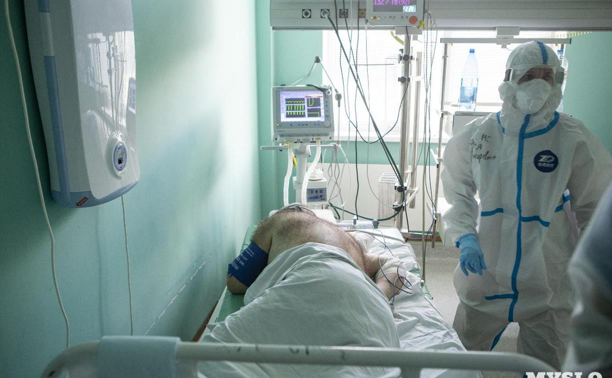 В Тульской области от коронавируса за неделю умерли 95 человек