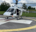 Заболевшего жителя Ефремова доставили в Новомосковск вертолетом
