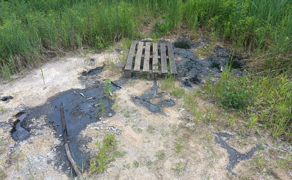 «Черные ручьи лезут из-под земли!»: захороненные в Туле нефтепродукты снова вышли на поверхность