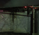 Пожар в Суворовском районе тушили восемь человек