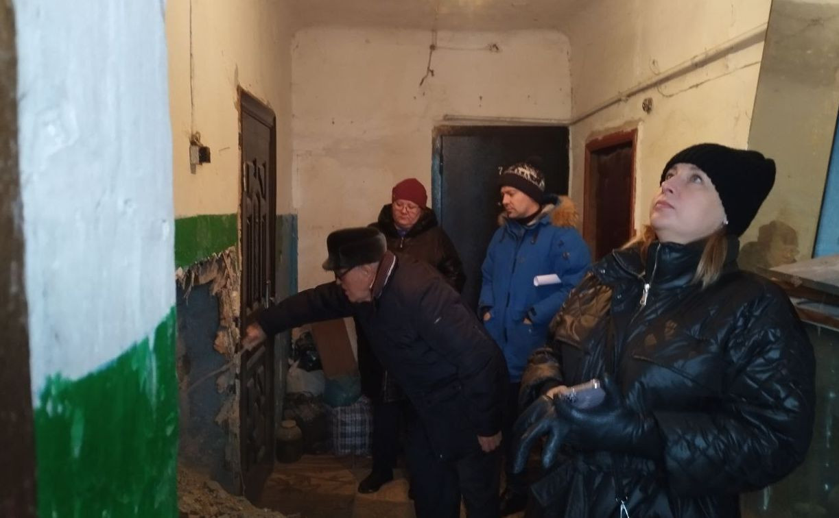 Стала известна причина обрушения стены жилого дома в Плавске