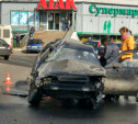 В Туле на улице Максима Горького перевернулась «двенашка»