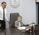 Алексей Дюмин исполнил мечту семилетнего туляка поработать губернатором
