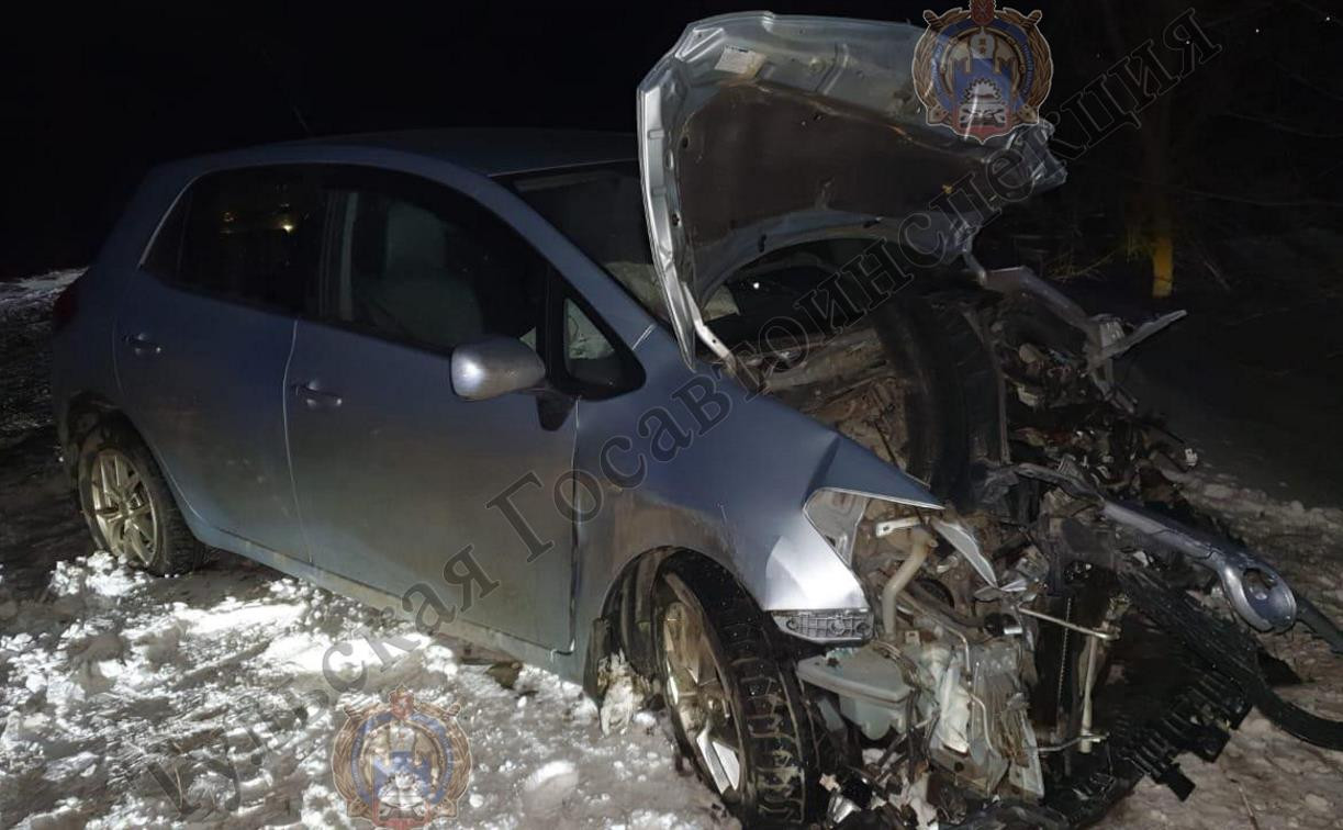 В Узловском районе водитель Toyota спровоцировала ДТП: пострадали два человека
