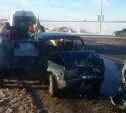 В Новомосковске столкнулись три автомобиля