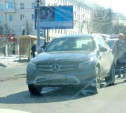 На проспекте Ленина в Туле столкнулись три автомобиля