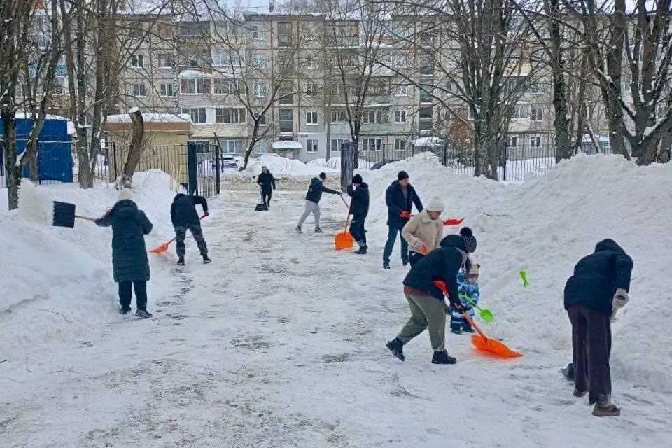 В Тульской области в «Снежном субботнике» приняли участие более 36 тысяч человек