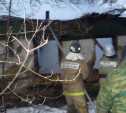 В Чернском районе выгорел дом