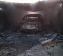 В тульском селе под утро сгорел гараж с автомобилем