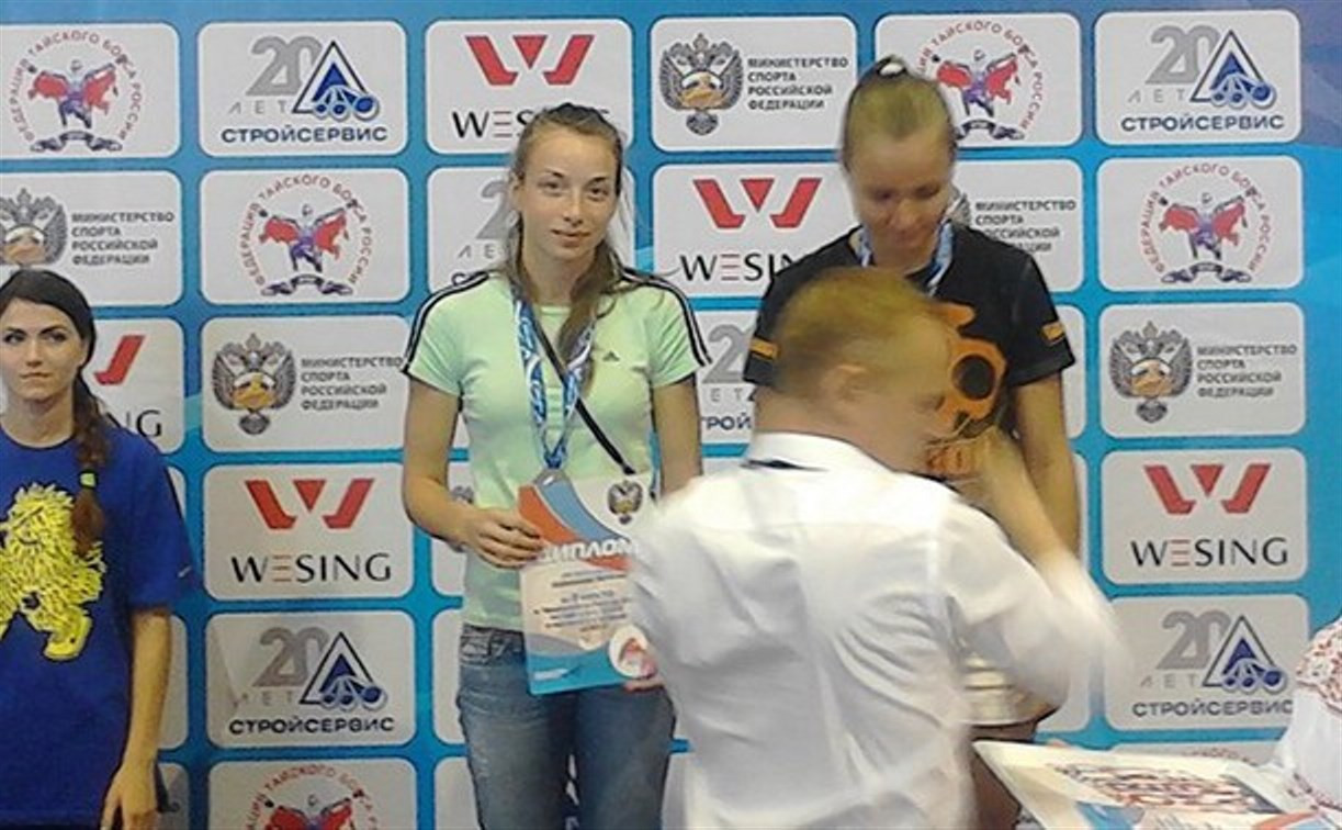 Тулячка завоевала бронзу чемпионата России по тайскому боксу