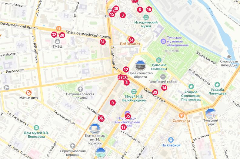 В Тульской области составили карту бесплатных точек Wi-Fi