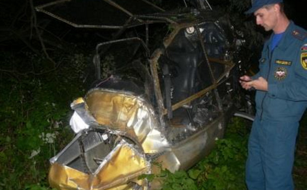 В Ясногорском районе потерпел крушение самодельный вертолёт