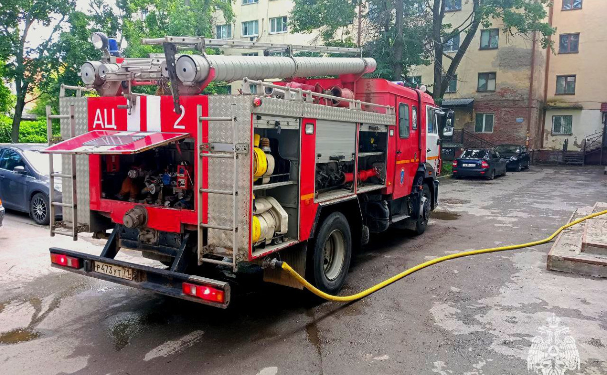 В Туле загорелась квартира на Красноармейском проспекте