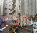 В Туле рядом с общежитием ТГПУ на ул. Н. Руднева произошел пожар