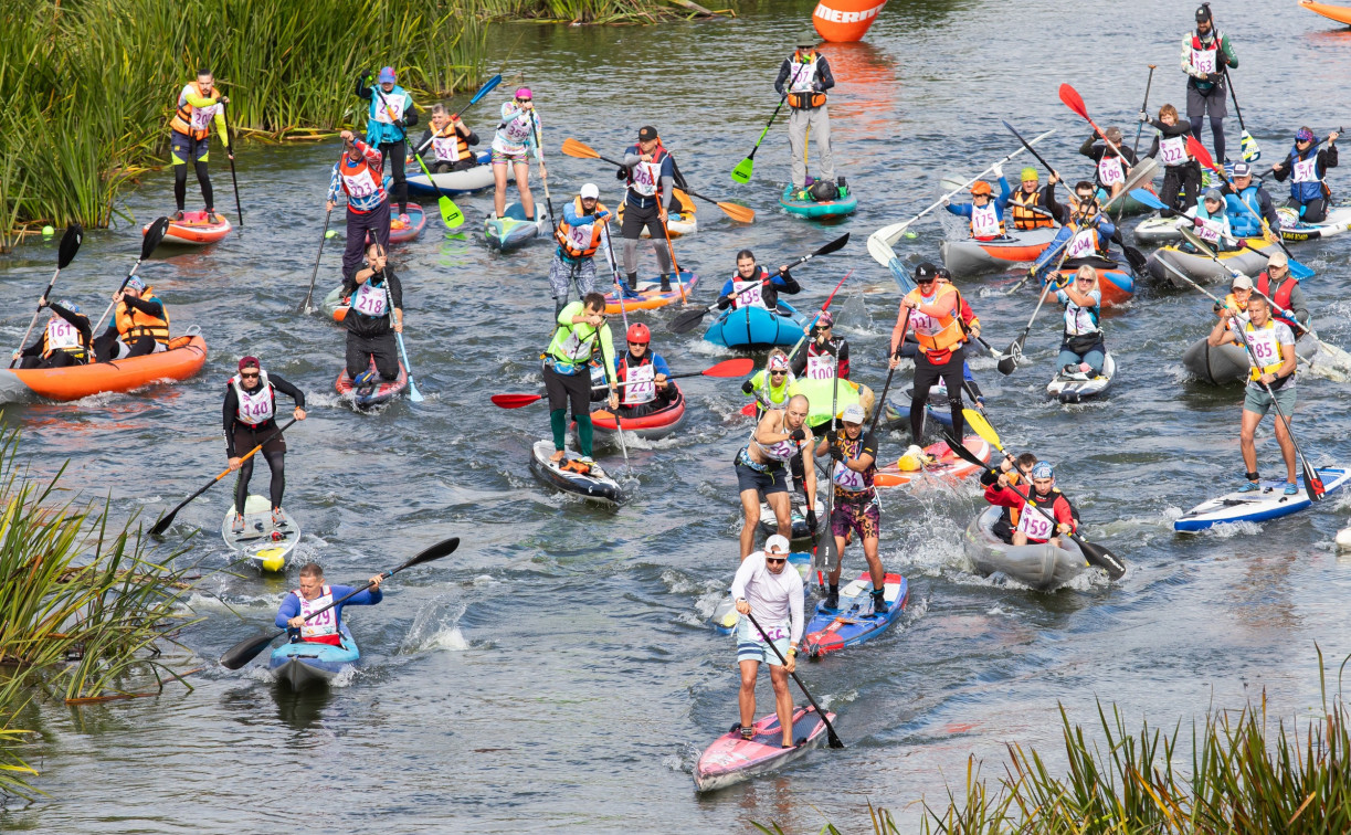 45 км по Упе с разворотом: как в Туле прошел гребной марафон «Большой Шлем»