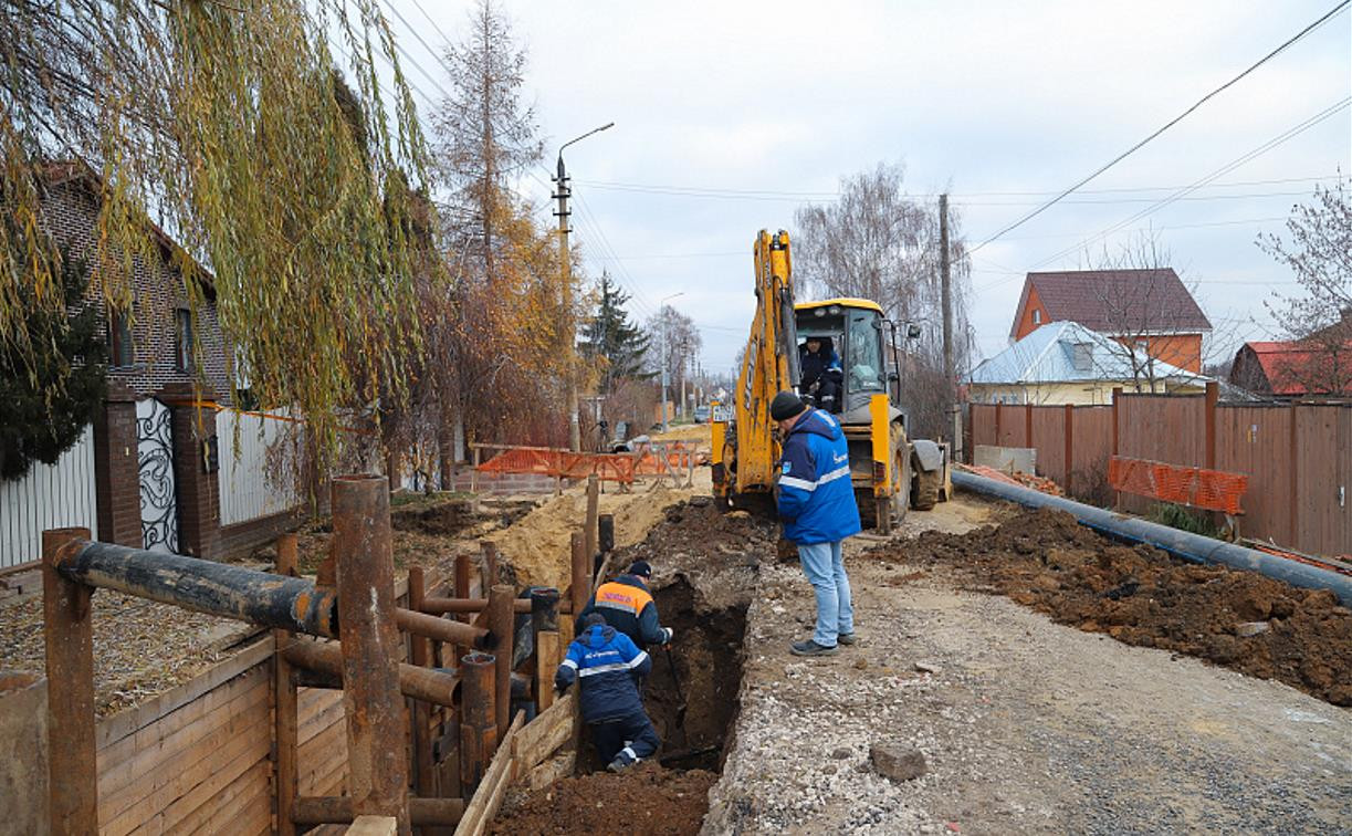 В Туле завершается ремонт канализации на ул. Верхней Краснослободской