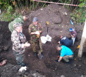 В Кимовском районе нашли захоронение казненных фашистами солдат