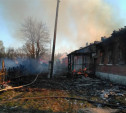 При пожаре в Белевском районе пострадали два человека
