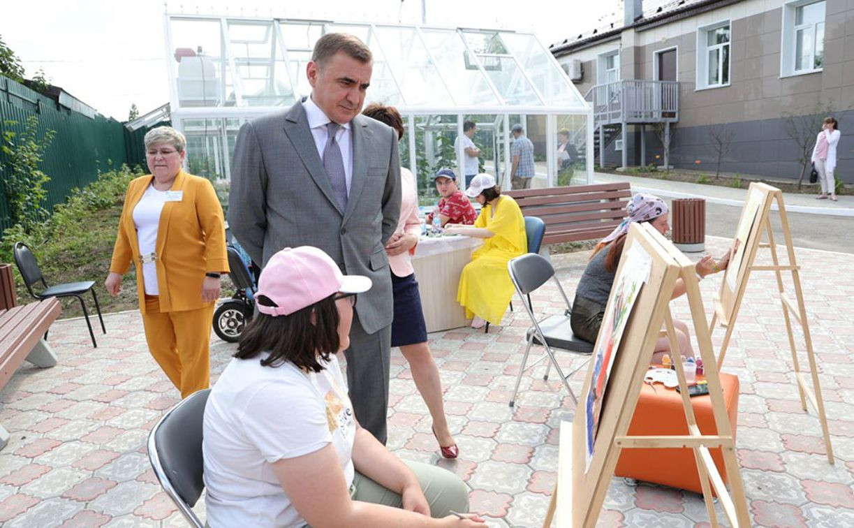 Алексей Дюмин посетил «Дом моих возможностей» для реабилитации инвалидов