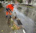 В Туле прочищают ливневки