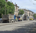 На Красноармейском проспекте снимают старый асфальт