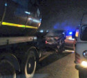 В Веневском районе микроавтобус въехал в цистерну: пострадали 8 человек