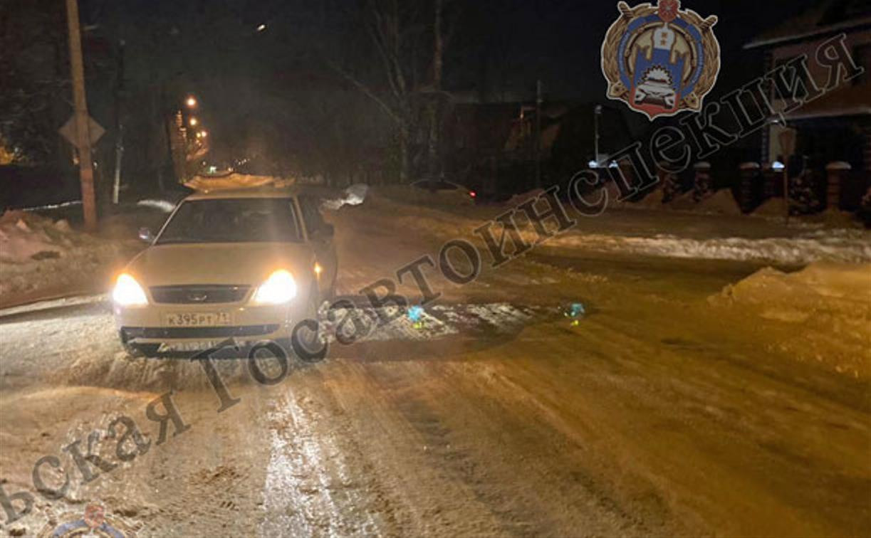 В Щекино водитель «Приоры» сбил подростка
