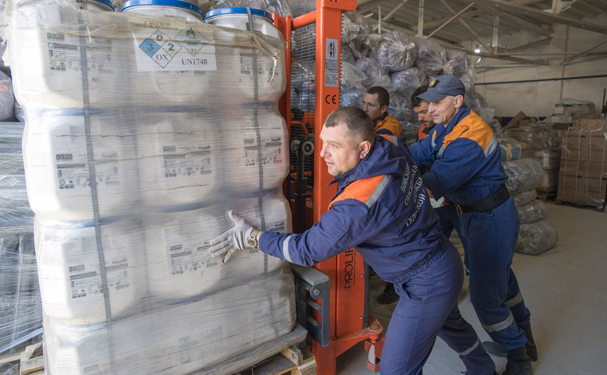 Тульская область передала очередную партию гуманитарной помощи жителям пострадавшего от наводнения Орска