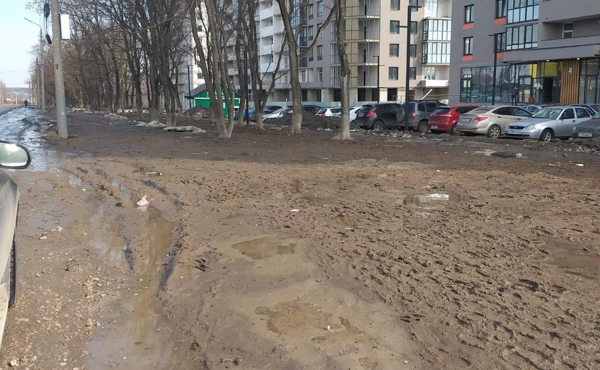 Туляк: «На улице Карпова нет тротуара – школьники идут прямо по проезжей части дороги»
