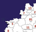 В каких районах Тульской области распространен коронавирус: карта на 17 апреля