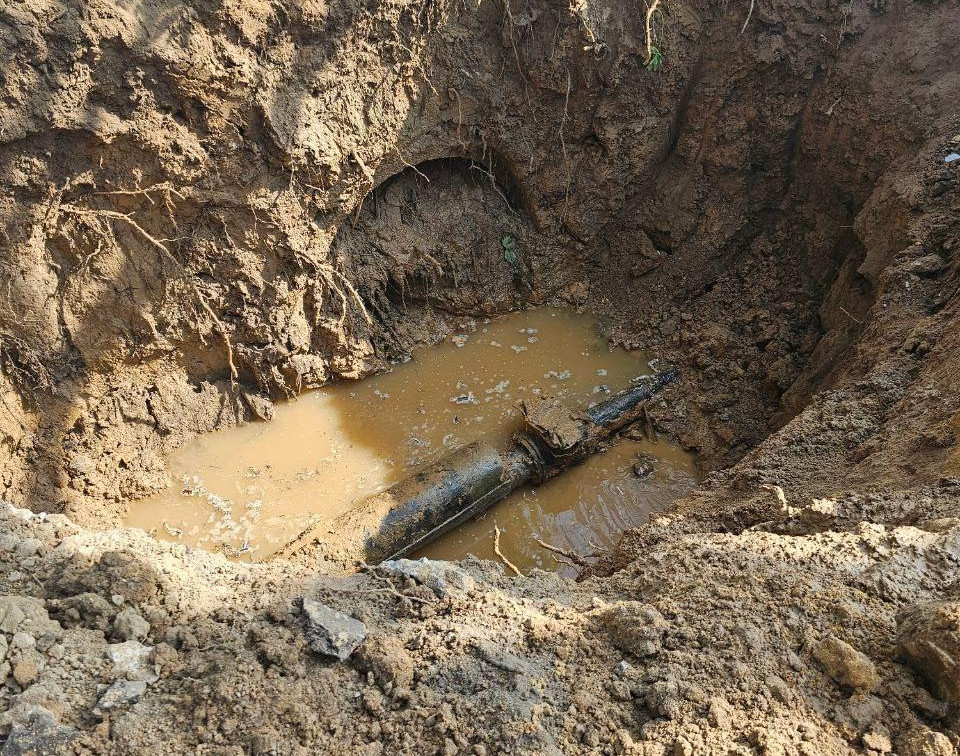 В Алексине устранили аварию на водоводе химкомбината