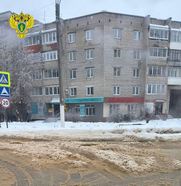 Прокуратура уличила администрацию Новомосковска в плохой уборке дорог от снега 