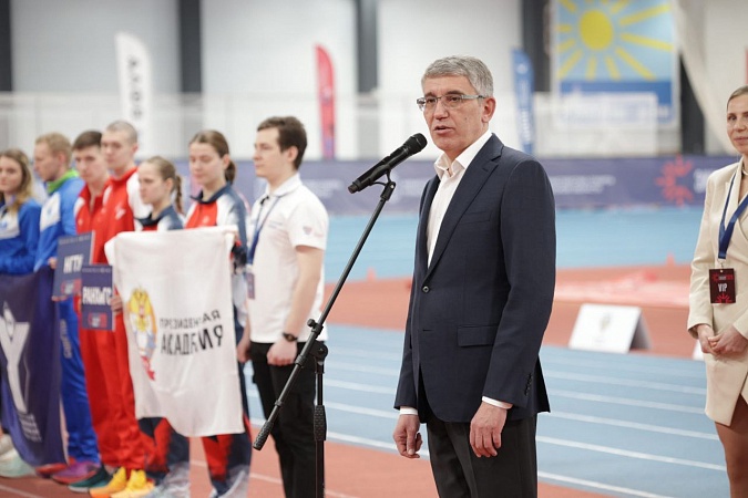 Миляев открыл Всероссийские соревнования по легкой атлетике среди студентов 
