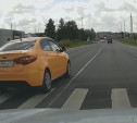 В Туле встретили слишком спешащего водителя на желтом авто