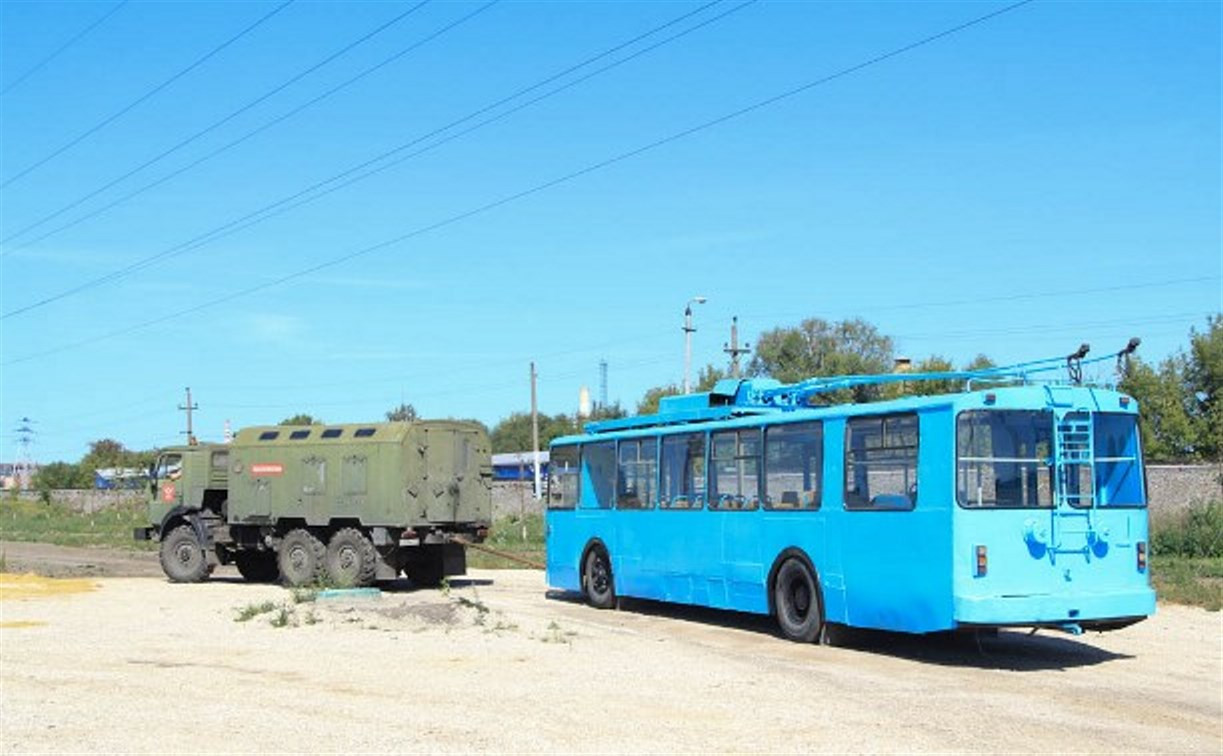 Восстановление повреждённого вандалами троллейбуса на набережной Упы обойдётся в 30 000 рублей