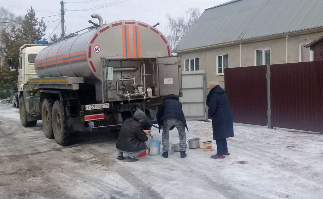 Коммунальная авария в Пролетарском округе Тулы: в Новомедвенском снова отключили воду