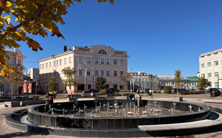 В Туле приступили к консервации фонтанов