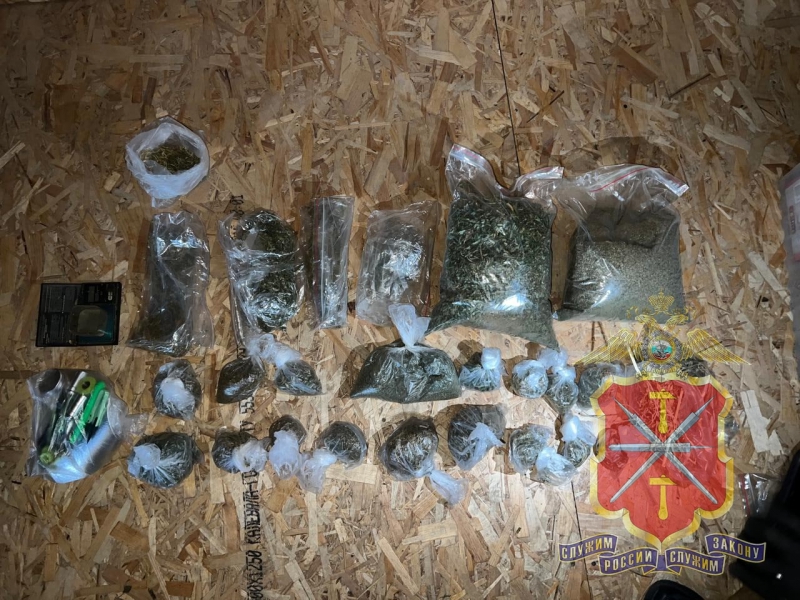 В Алексинском районе у мужчины в сарае нашли два килограмма конопли