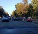 На улице Кирова в Туле столкнулись Hyundai и Chevrolet 